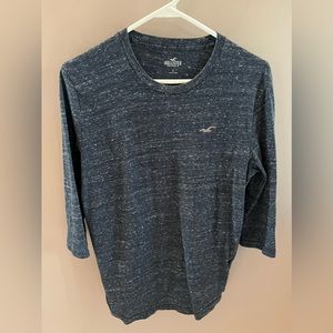 Hollister T Shirt 3/4 Sleeves Round Hem Size Youth Small-Used but good condition